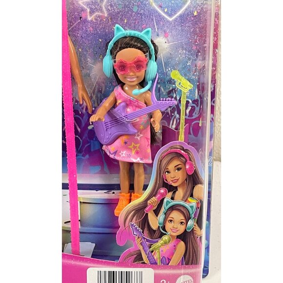 Barbie Doll & Chelsea Pop Star Sister Dolls Microphone Guitar Headphone 2022 - Picture 8 of 9